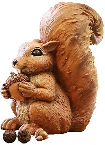 Junorstar Junorstar Piggy Bank Children\'s Toy Money Box Cute Cute Squirrel Piggy Bank Resin Animal Coin Box Cute Squirrel Shape Savings Money Bank Brown Piggy Bank Gifts for Adults Or Kids Money Box Piggy Bank