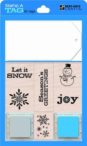 Hero Arts Rubber Stamps Hero Arts Rubber Stamps Stamp a Tag, Blue