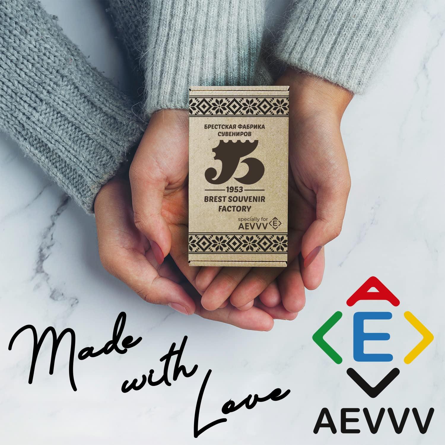 AEVVV AEVVV Russian Matryoshka Dolls Set of 7 pcs - Nesting Dolls in Finnish Folk Costume Munsala - Hand Painted Baboushka Nesting Dolls in Scandinavian Dress