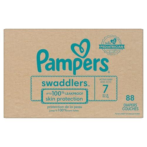 Pampers Pampers Baby Diapers - Swaddlers - Size 7, 88 Count, Ultra Absorbent Disposable Infant Diaper