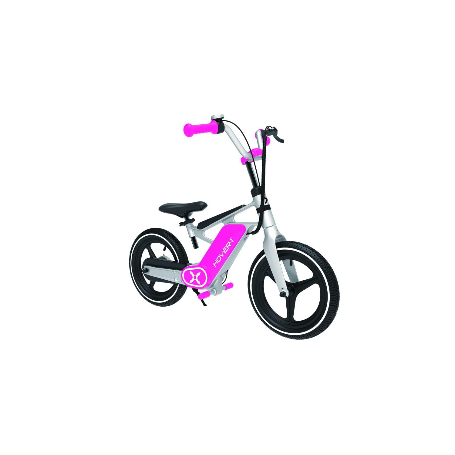 Hover-1 Hover-1 My First E-Bike - 8 MPH Top Speed, 7.5 Mile Range, LED Display, 14 Pneumatic Tires, Rear Electronic and Mechanical Brakes Kids Electric Bike for 8+ Years
