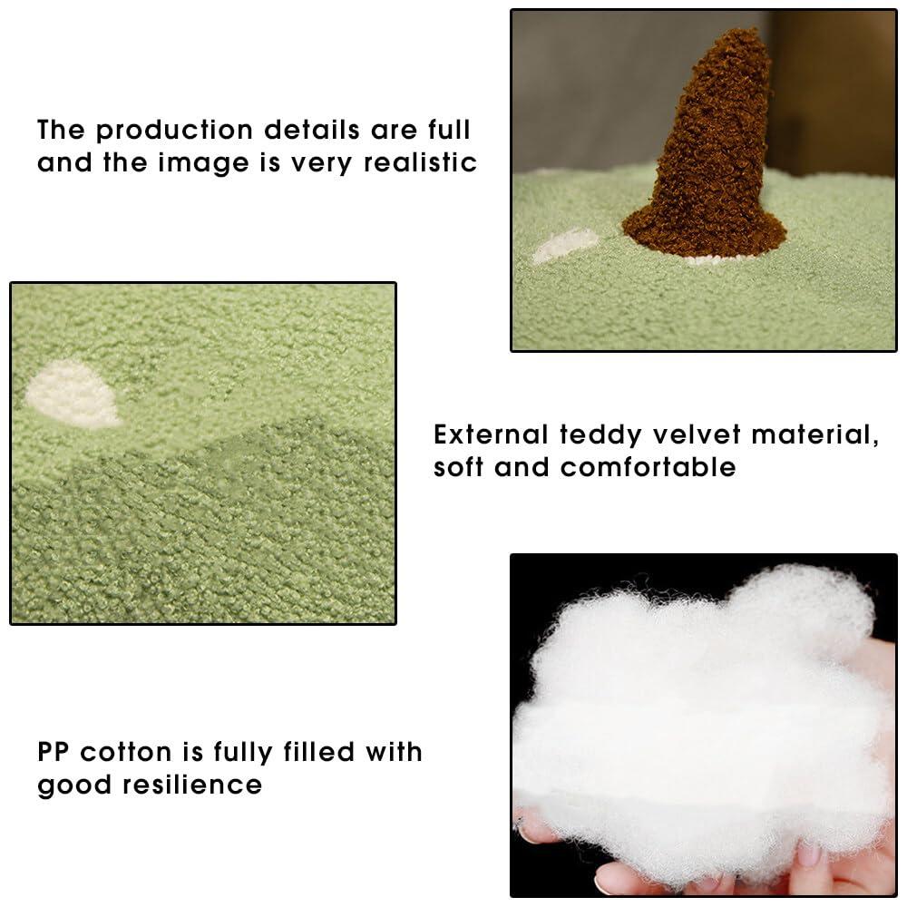 FAVICOVID FAVICOVID Pumpkin Throw Pillow Wave Point Pumpkin Stuffed Toys Soft and Fluffy Halloween Pumpkin Pillows,3 Pcs