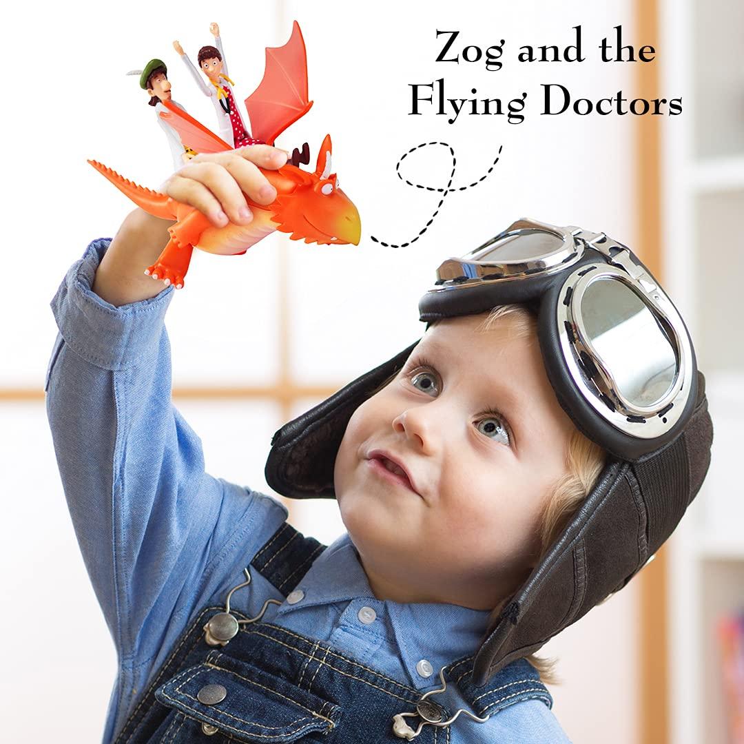 WOW! STUFF WOW! STUFF Zog and The Flying Doctors Story Time Set | Collectable Articulated Character Action Figures | Official Toys and Gifts from The Julia Donaldson Books, TV and Animation Movie Series