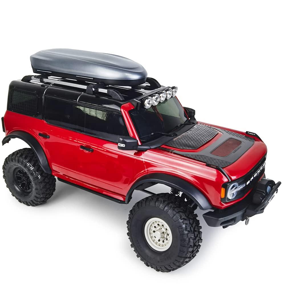 RC-Hub RC-Hub Plastic Roof Trunk Luggage Rack Box for 1/10 TRX-4 TRX-6 RC Crawler Car (Black)