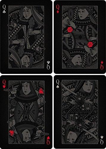 USPCC Bicycle Double Black Playing Cards Deck by Gamblers Warehouse