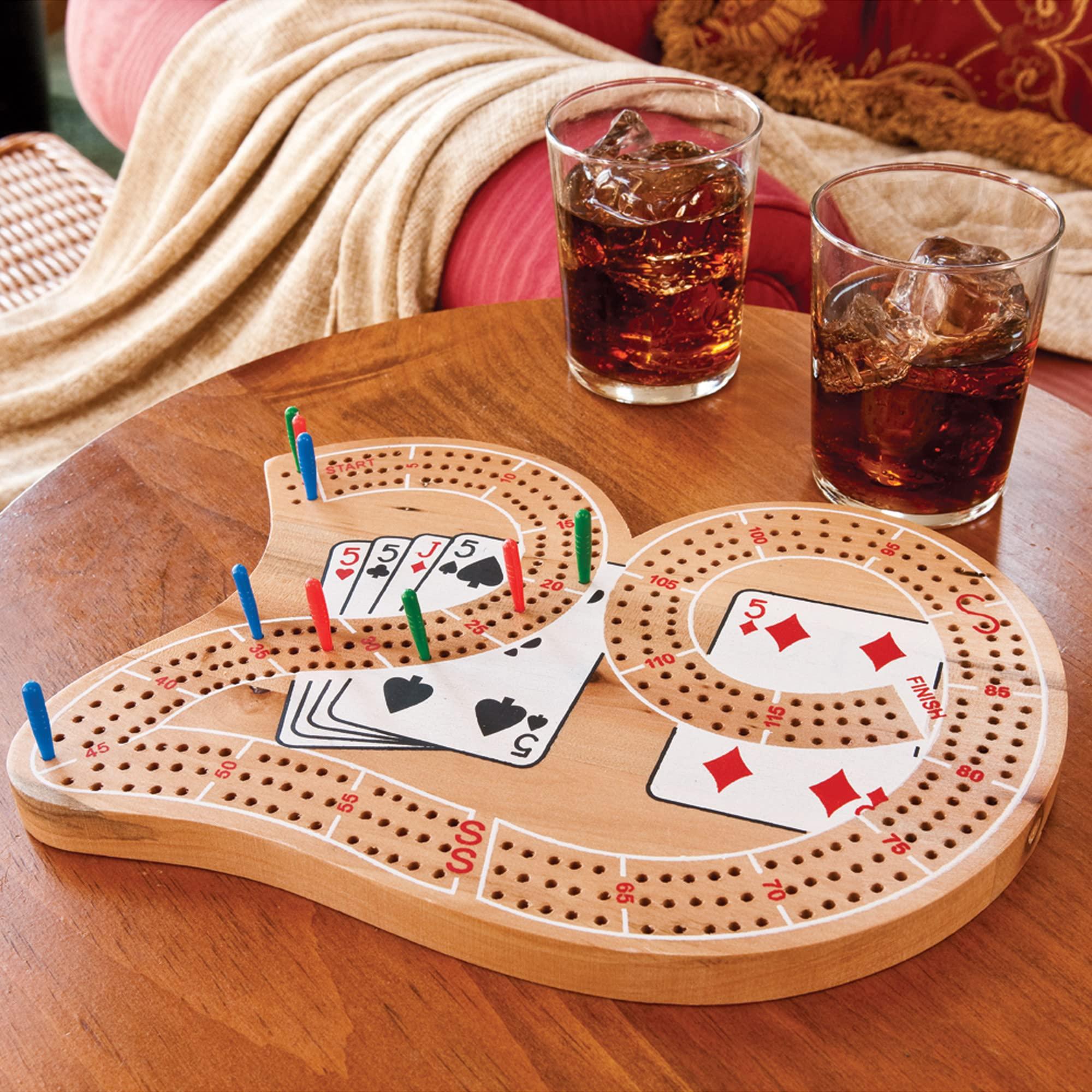 Mainstreet Classics by GLD Products Mainstreet Classics Wooden "29" Cribbage Board Game Set