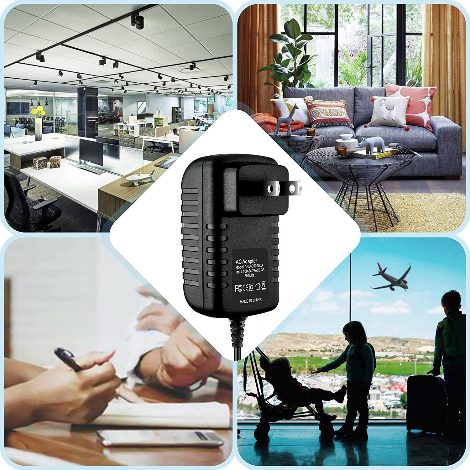 Jantoy Jantoy AC/DC Adapter Compatible with Summer Infant 28950 Dual Coverage Baby Monitor, 28970 Side by Side View Baby Monitor Power Supply Cord Cable PS Wall Home Charger Mains PSU