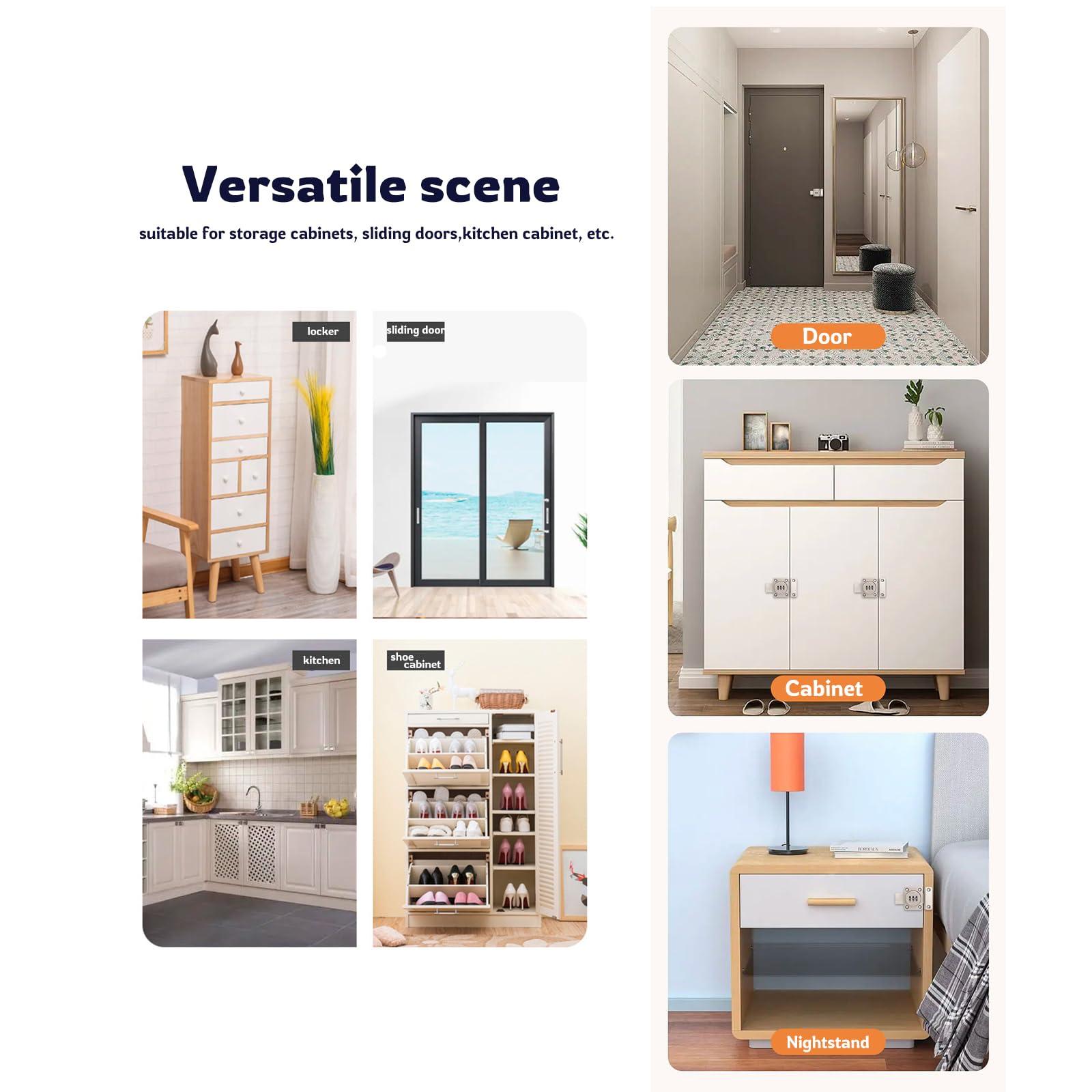 ToysCentral Basics Combination Lock with Passcode 3 Digit Zinc Alloy Material Keyless Entry Rotating Bolt Baby Safty Ideal for Your Personal Belongings Like Suitcases Storage Lockers Shoe Cabinets Closet