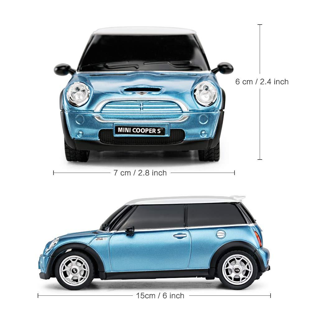 Mini Cooper S Blue 1 24 RC Toy Car Remote Control Car Kids Gift