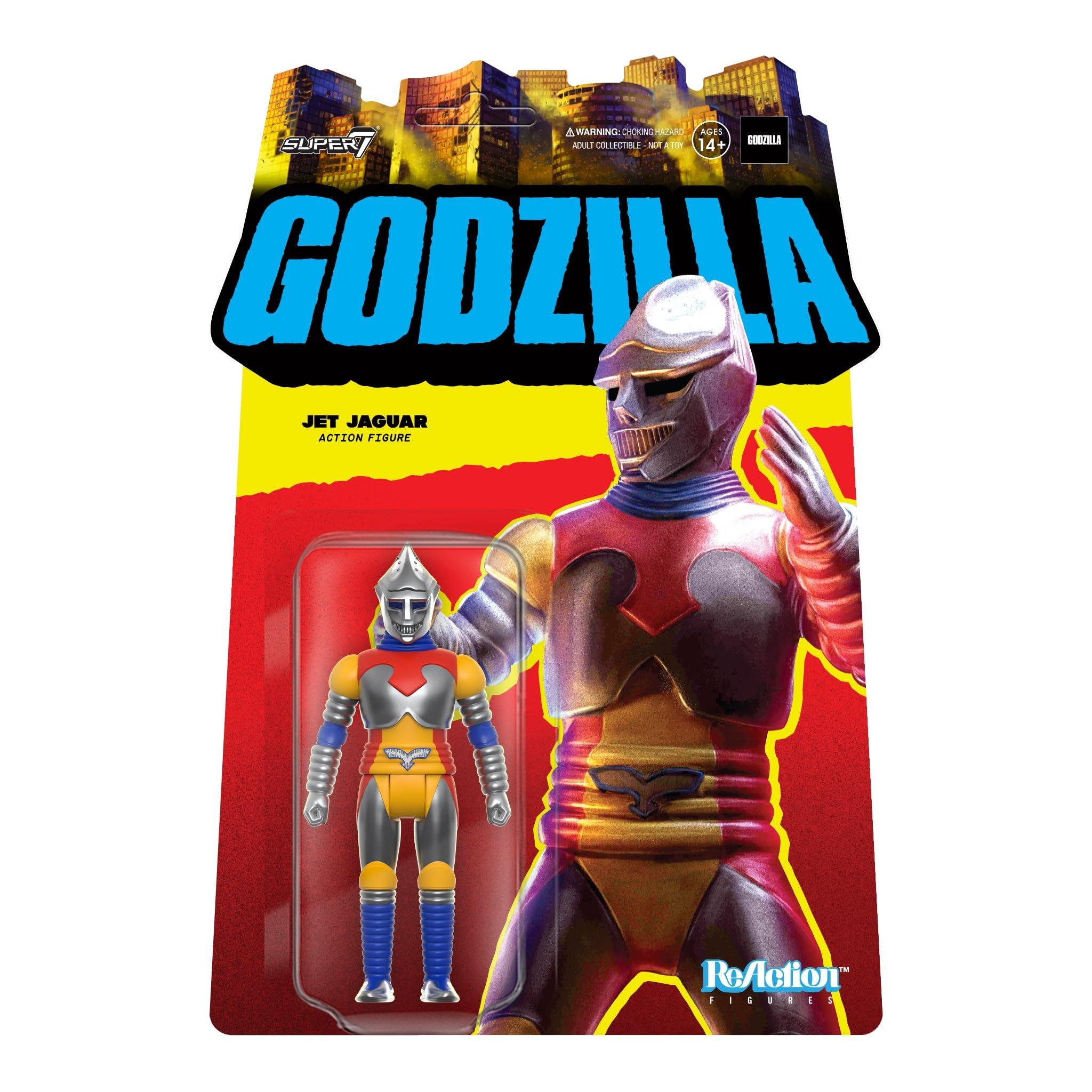 Super7 Super7 Toho Godzilla Jet Jaguar - 3.75\" Toho Godzilla Action Figure Classic Movie Collectibles and Retro Toys