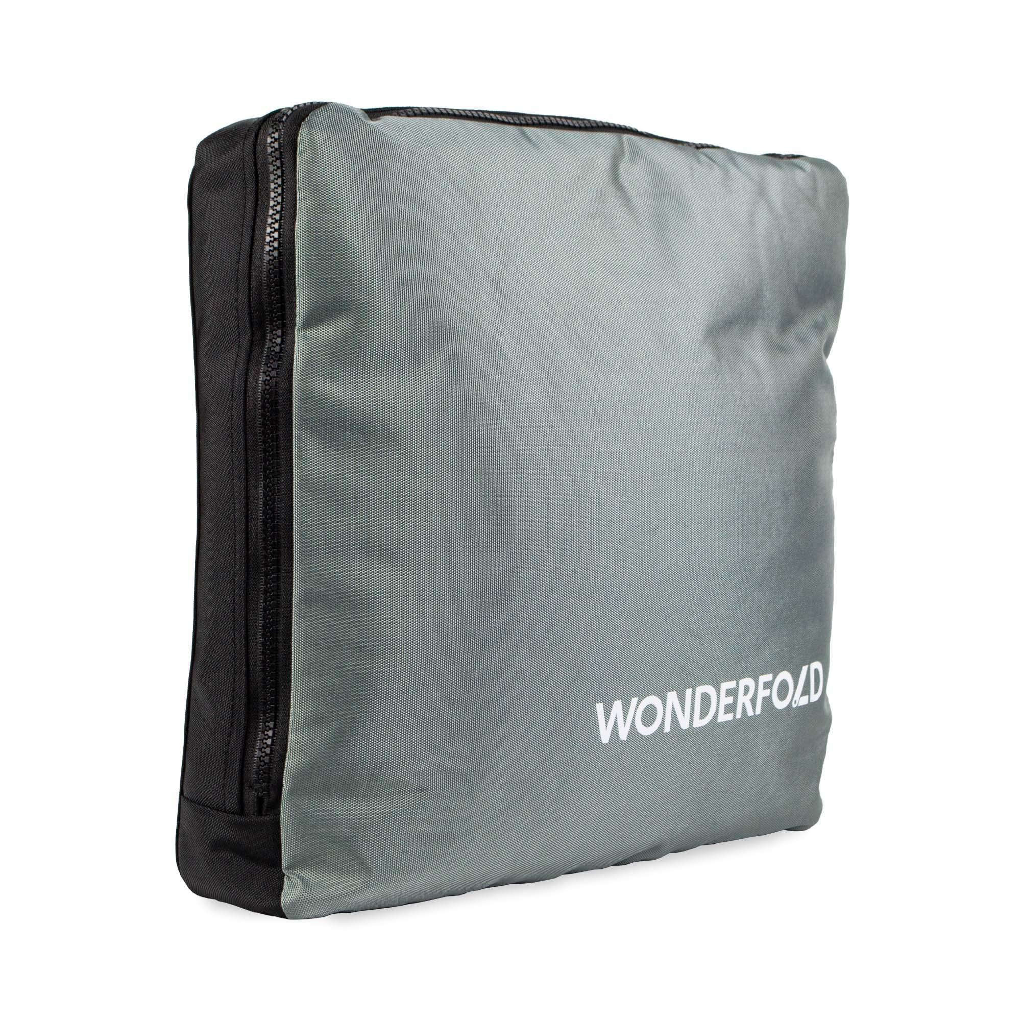 WONDERFOLD WONDERFOLD Stroller Wagon Travel Cover Featuring Front Storage Pocket, Inner Storage Pocket for Rear Basket and Canopy, and an Optional Wheel Cover (Fits Only X2)