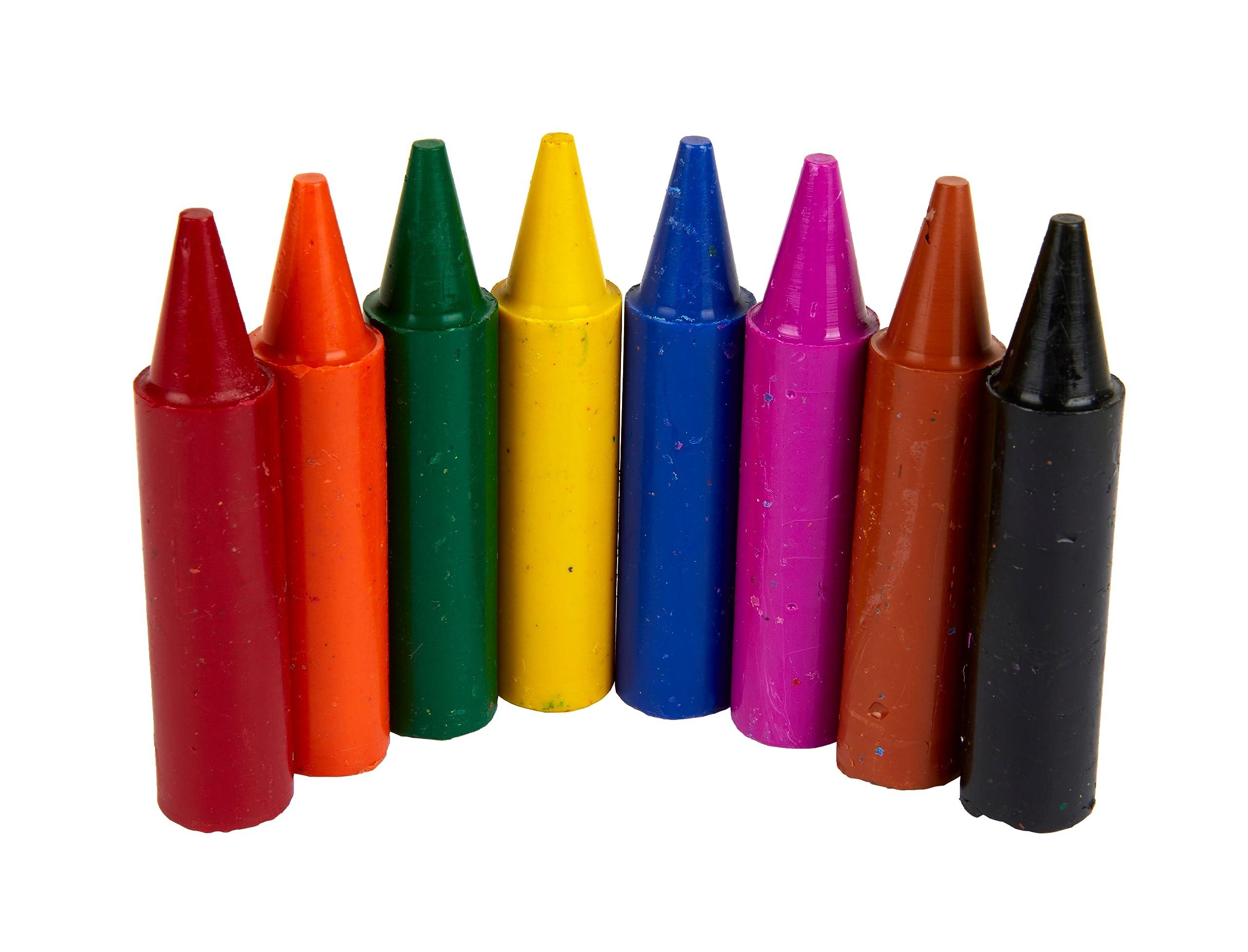 Crayola Crayola MyFirst Jumbo Crayons - Assorted Colours (Pack of 8) | Easy-Grip Colouring Crayons Perfect for Toddlers Hands | Ideal for Kids Aged 12+ Months