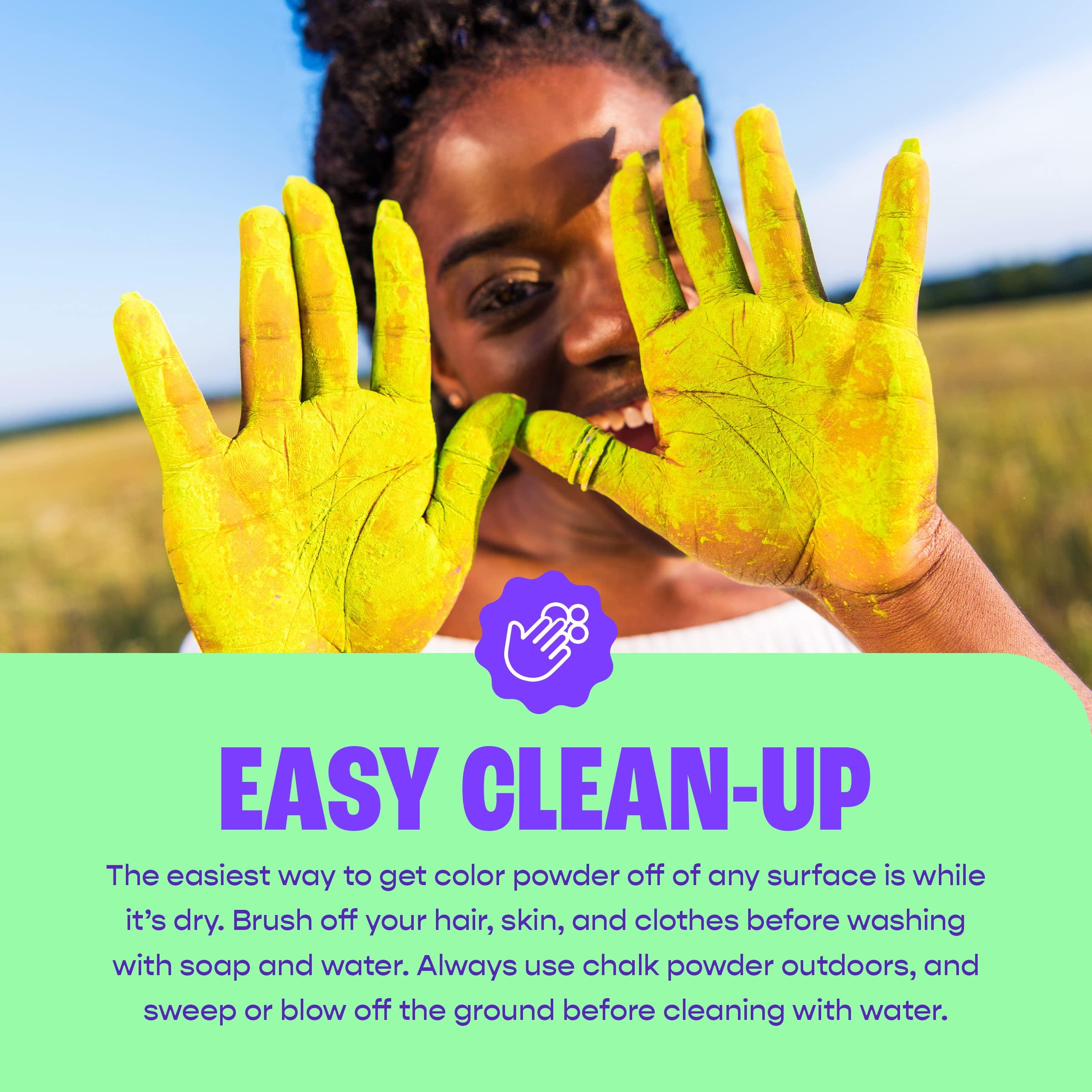 Chameleon Colors Chameleon Colors Original Color Powder Balls - Prefilled & Refillable - Non-Toxic - Great for Color War, Birthday Party, Bachelor Games & Fun Run- 25 Pack - 10 Vibrant Colors - For 20-25 People