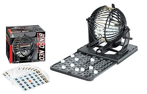Unknown Family Classic Bingo Machine Cage Game Set Kit 75 Balls Numbered 20 Cards TG208