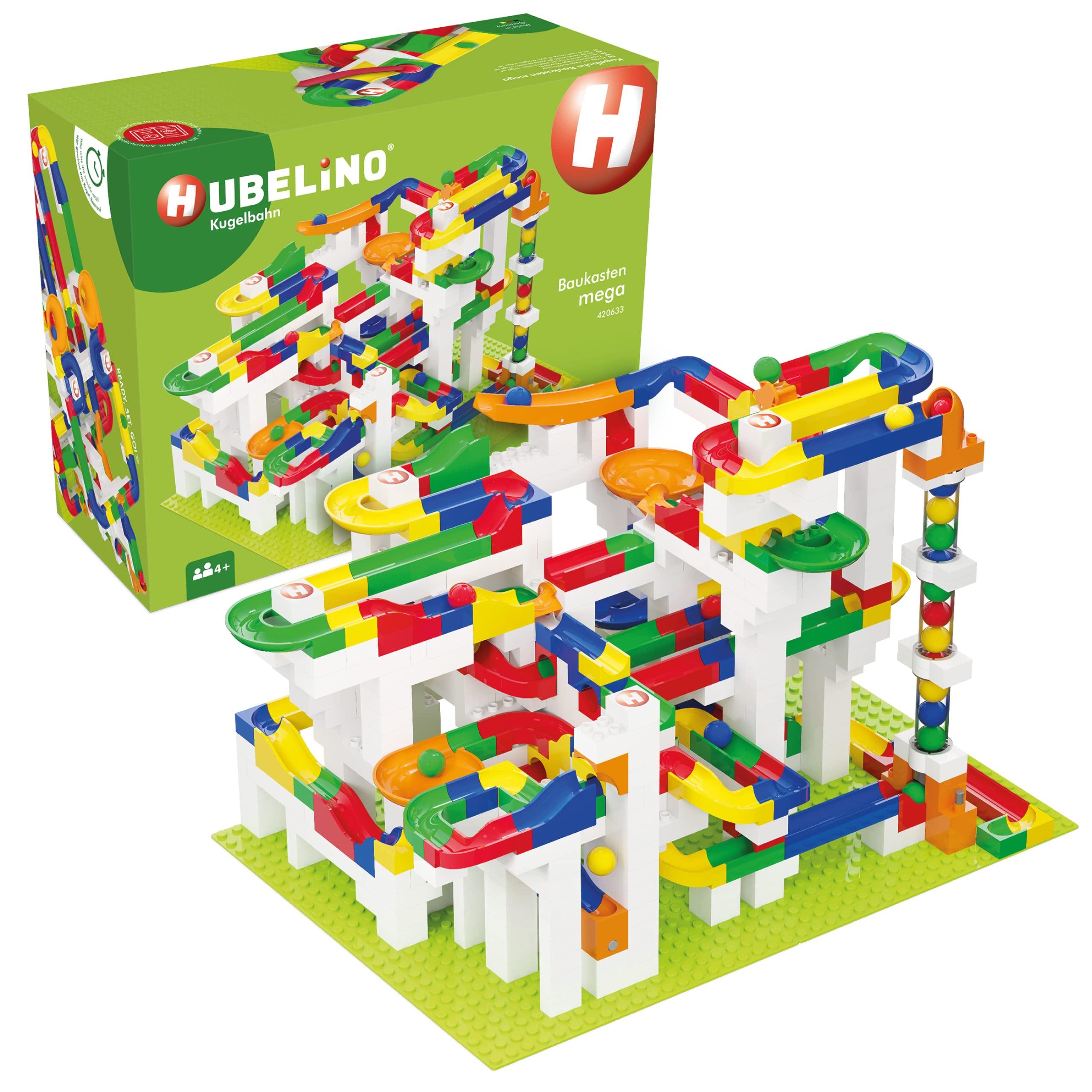 Hubelino Hubelino Mega Building Box - Deluxe 585 Piece Marble Run Playset (Made in Germany)