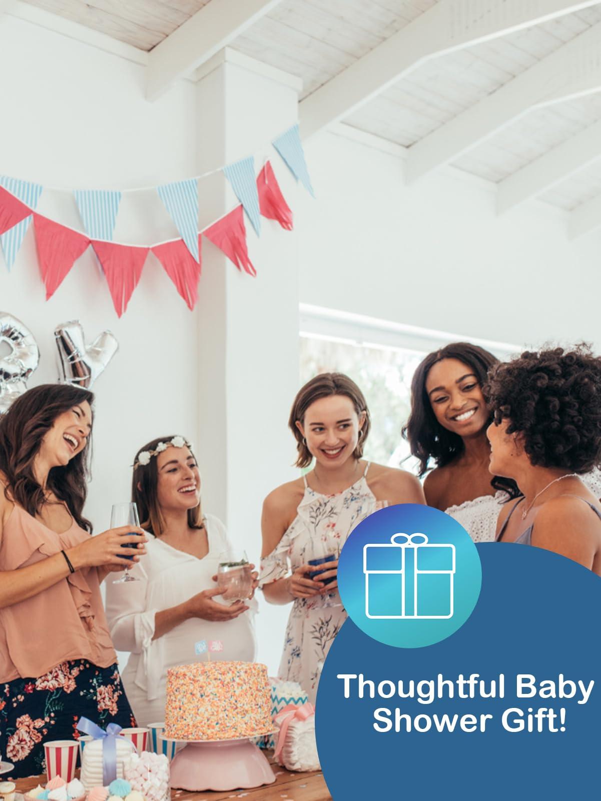 KIKJOK KIKJOK Hanging Diaper Organizer for Crib/Playpen/Bassinet Hold 80+ Diapers - 4 Deep Pockets-H19in x L15 in Changing Table Diaper Holder - Hanging Diaper Stacker Nursery Caddy Organizer - Grey