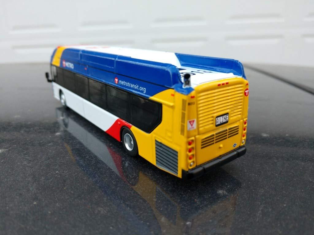 Iconic Replicas New Flyer Xcelsior Bus 1/87 Scale-HO Scale Metro Transit-Minneapolis/ St Paul Transit Bus Iconic Replicas New!
