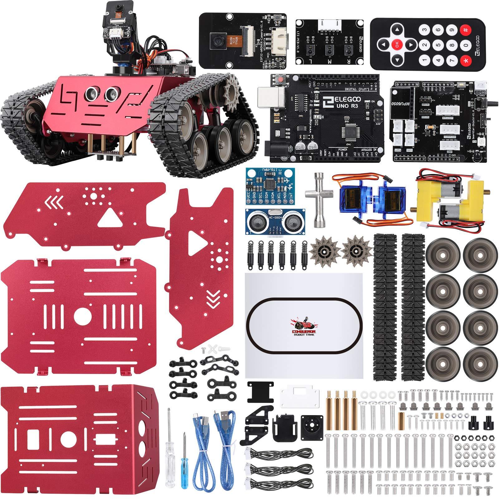 ELEGOO ELEGOO UNO R3 Project Smart Robot Car Kit V4 & ELEGOO Conqueror Robot Tank
