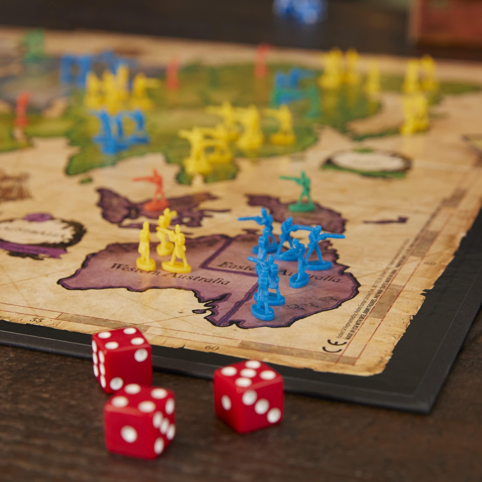 Hasbro Gaming Risk Board Game, Strategy Games for 2-5 Players, Strategy Board Games for Teens, Adults, and Family, War Games, Ages 10 and Up