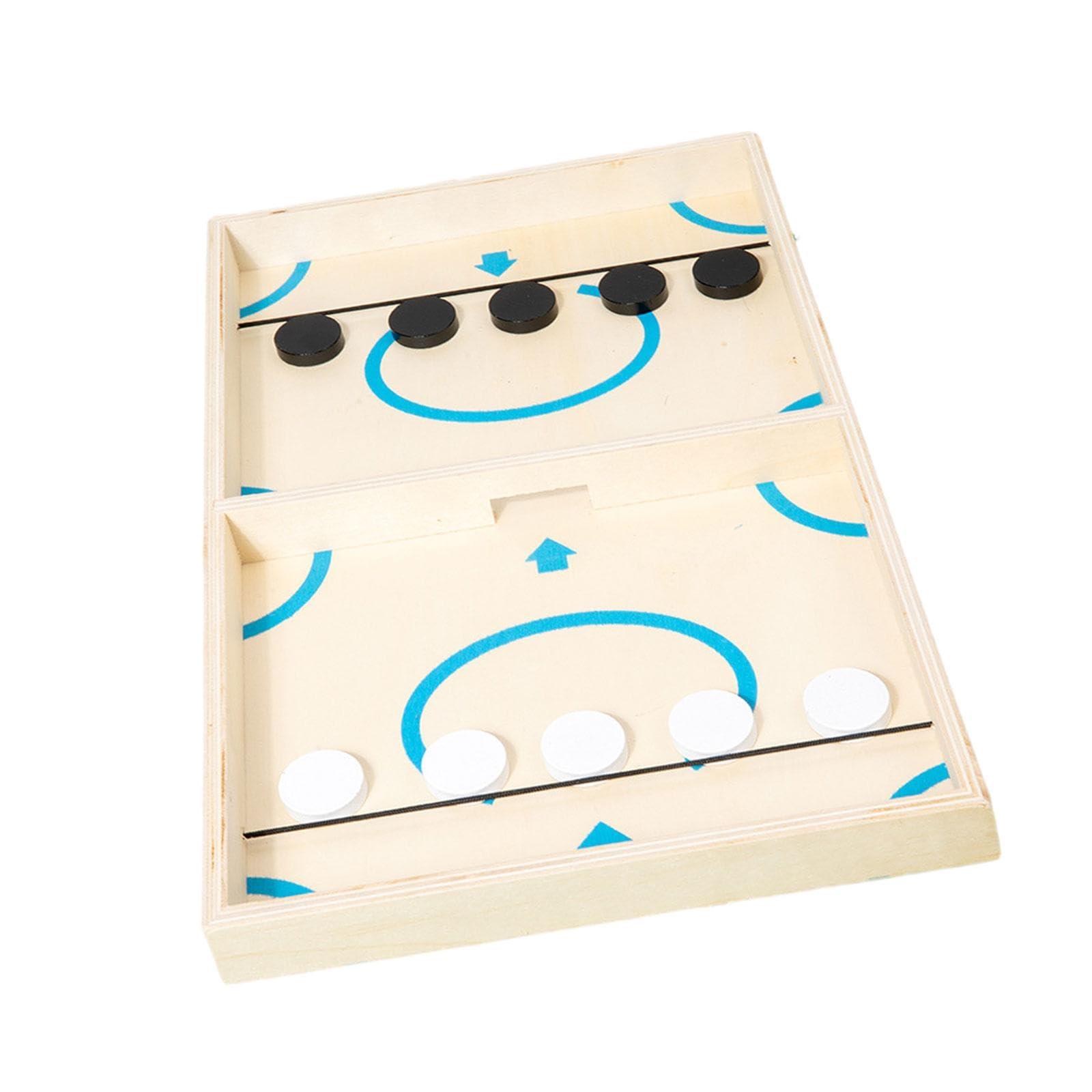 kowaku Table Football Game Wooden Hockey Board Game Outdoor Fast Pace Game for Birthday, Friends Parties