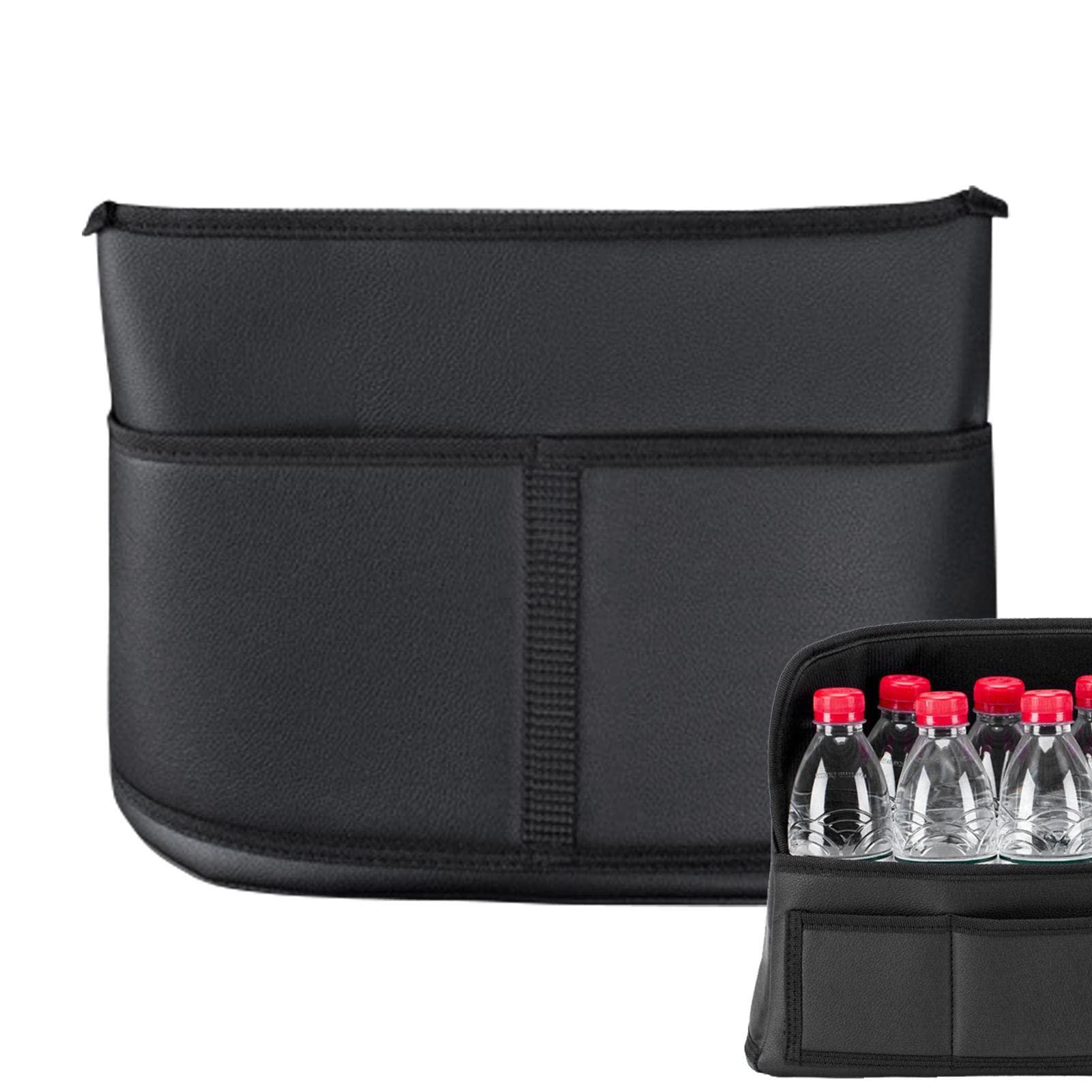 HOMRAA Car Organizers and Storage Car Seat Organizer Purse Holder Between Seats Pocket Handbag Holder Car Handbag Holder Car Storage Bag Leather Bag Between Front Seats Barrier and Storage Pocket Co