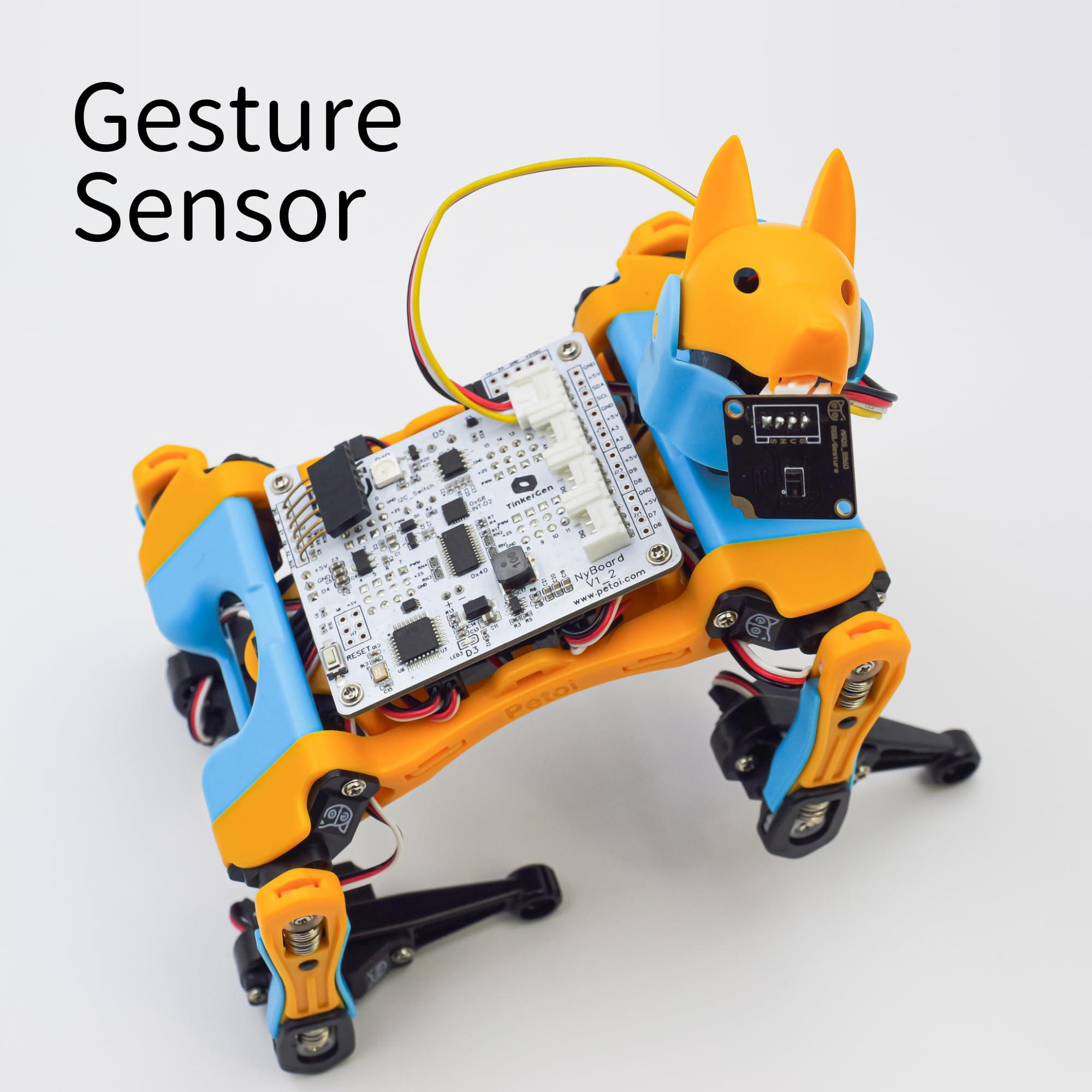 Petoi Petoi Robot Dog Bittle X (Pre-Assembled) with Sensor Pack for Robotics | Robotics Kit | Coding Smart Robot Kit, Voice Control Smart IoT Robot | Programmable Quadruped Robot, Open Source Legged Robot