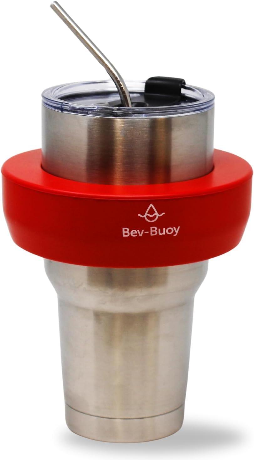 BEV-BUOY Bev-Buoy Floating Foam Drink Holder for Lake, Beach, and Pool | Drink Floaties for Pool, Floating Cup Holder for Pool, Drink Floats, Pool Float Drink Holder