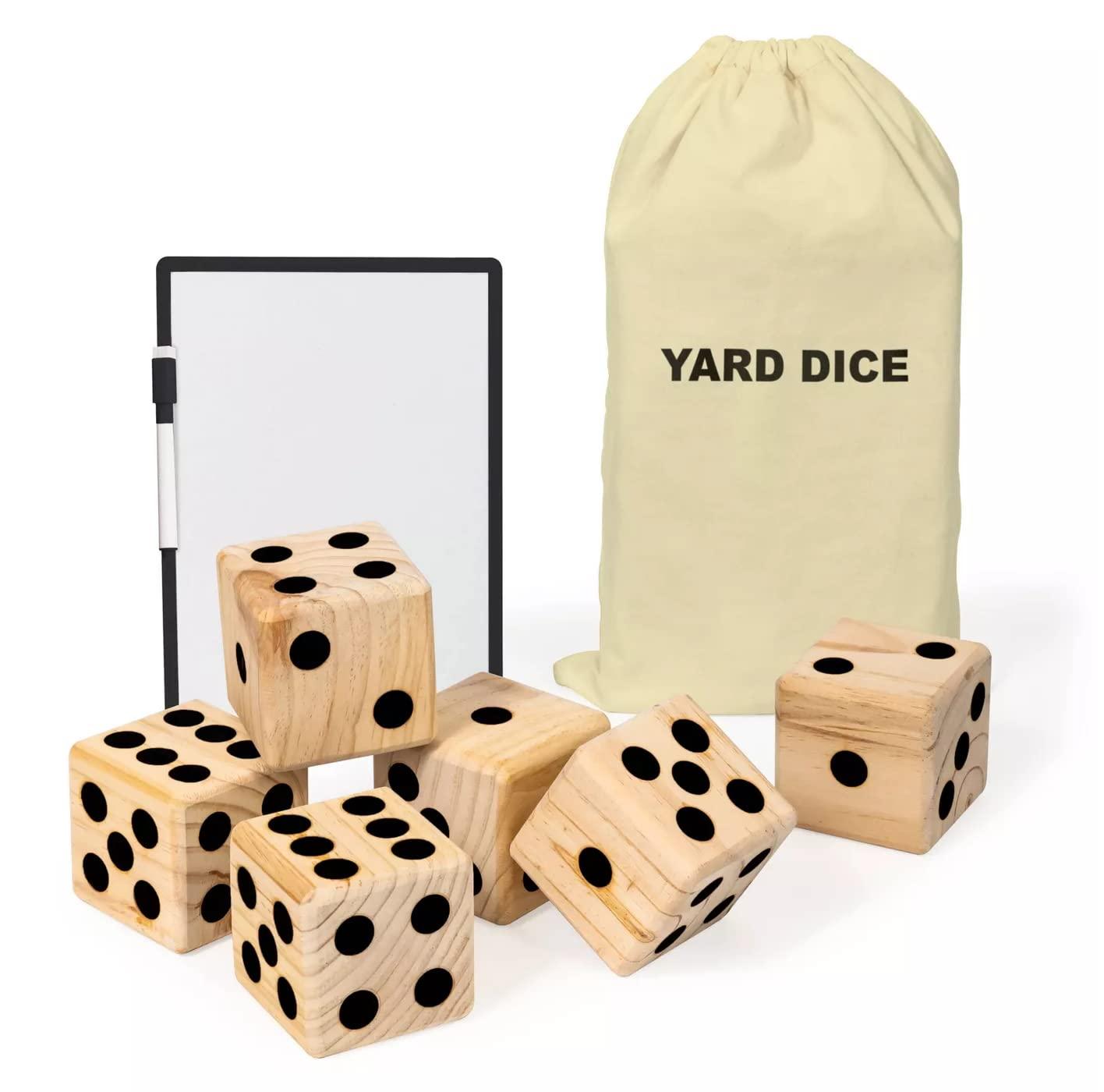 Beyond Outdoors Beyond Outdoors Wooden Yard Dice Lawn Bowling Set