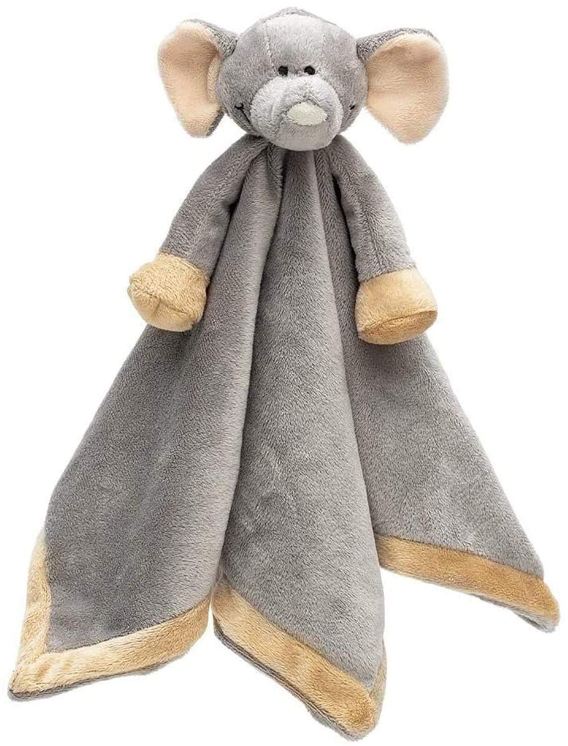 Teddykompaniet Bstad Teddykompaniet Diinglisar Lovely Wild Elephant Unisex Plush Fleece Baby Blanket with Elephant Comforter Soft Plush Sleep Toys | Birthday Gift for Baby Child Toddler |Ages 0+, (Snuttefilt) 14874