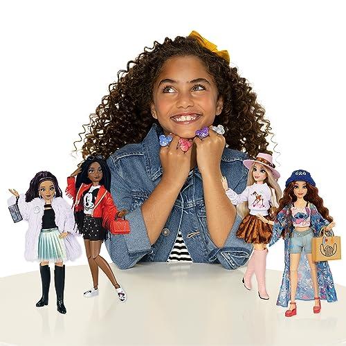 Disney ILY 4ever Disney ily 4EVER Dolls Disney 100 - Stitch 11.5" Tall with 13 Points of Articulation, Two Complete Mix-and-Match Outfits and Glittery Mickey Ring for You!