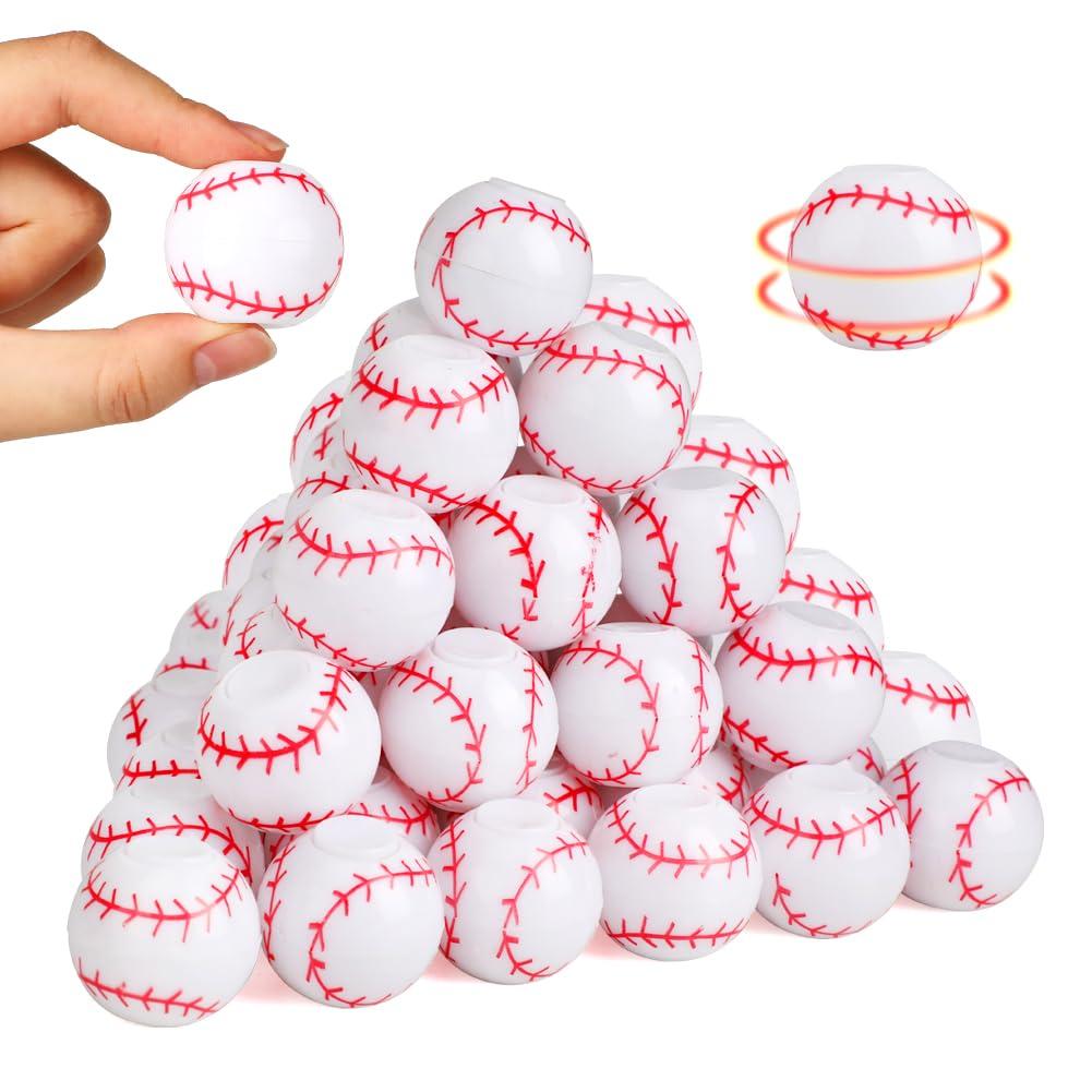 JYXT 42 Pack Baseball Party Favors for Kids 8-12, Baseball Fidget Spinners Small Toys Bulk Fidget Toys Anxiety Adults Goodie Bag Stuffers Christmas Birthday Gifts Treasure Box Classroom Prizes