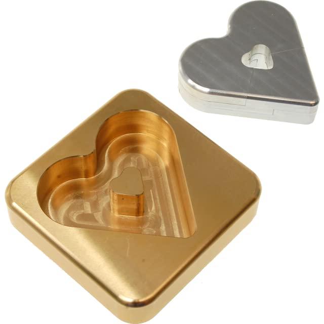 JP GAMES LTD Heart in Heart Puzzle - Luxury Collectible Metal Puzzle by Wil Strijbos, Streetwise Puzzles