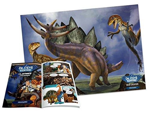 Geoworld Unbekannt Geoworld 625310 – Dr. Steve Hunters: Dinosaur Excavation Kit Stegosaurus Skeleton – Age 6 +, Size: 28 cm
