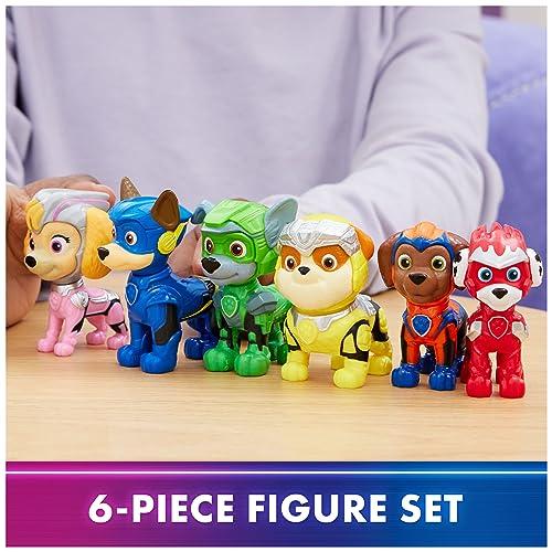 Paw Patrol Paw Patrol: The Mighty Movie, Toy Figures Gift Pack, with 6 Collectible Action Figures, Kids Toys for Boys and Girls Ages 3 and up
