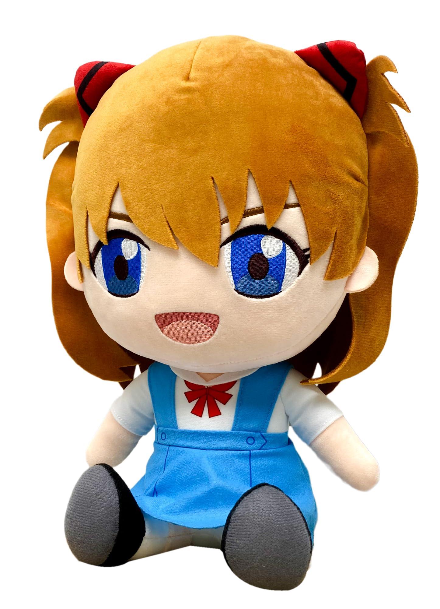 Great Eastern Entertainment Great Eastern Entertainment Evangelion New Movie - Asuka Langley Soryu Uniform Sitting Plush 12\" H