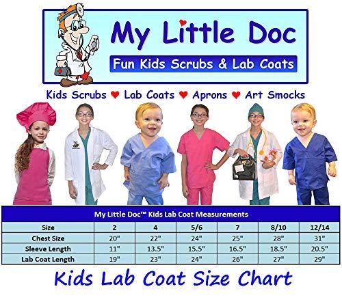 My Little Doc My Little Doc Toddler Lab Coat Costume Size 2 White