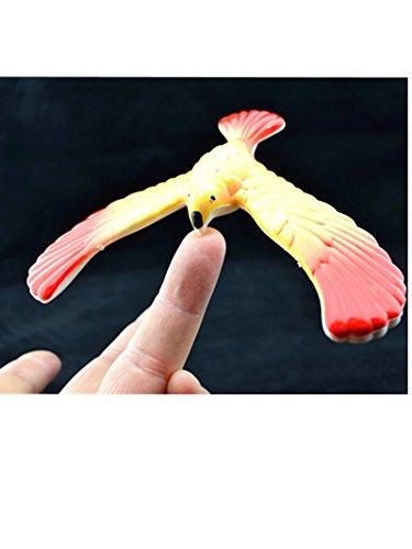 C&H Solutions 3 Pcs Cute Balancing Bird With Clear Triangle Stand (Colors May Vary) By C&H Solutions