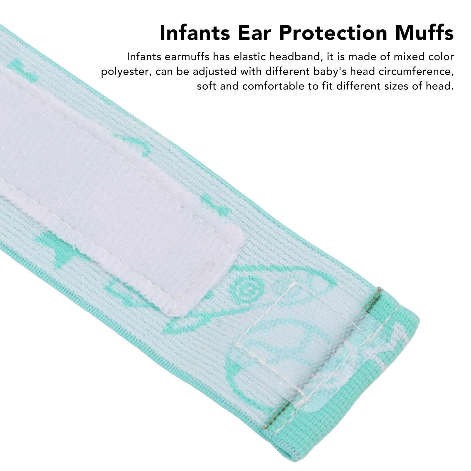 Pilipane Baby Ear Protection,Baby Ear Muffs, Baby Hearing Protection, Baby Earmuffs for Sleep, Noise Cancelling Baby Headphones, Hearing Protection Infants Earmuffs with Elastic Headband, for Babies(blue)