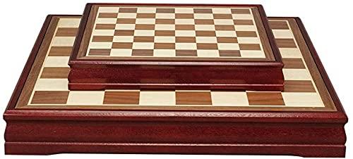 OLOTU OLOTU Portable Chess Wooden Chess Set Portable Travel Chess Board Game Sets with Game Pieces Storage Slots Great Travel Three-Dimensional Toy Funny