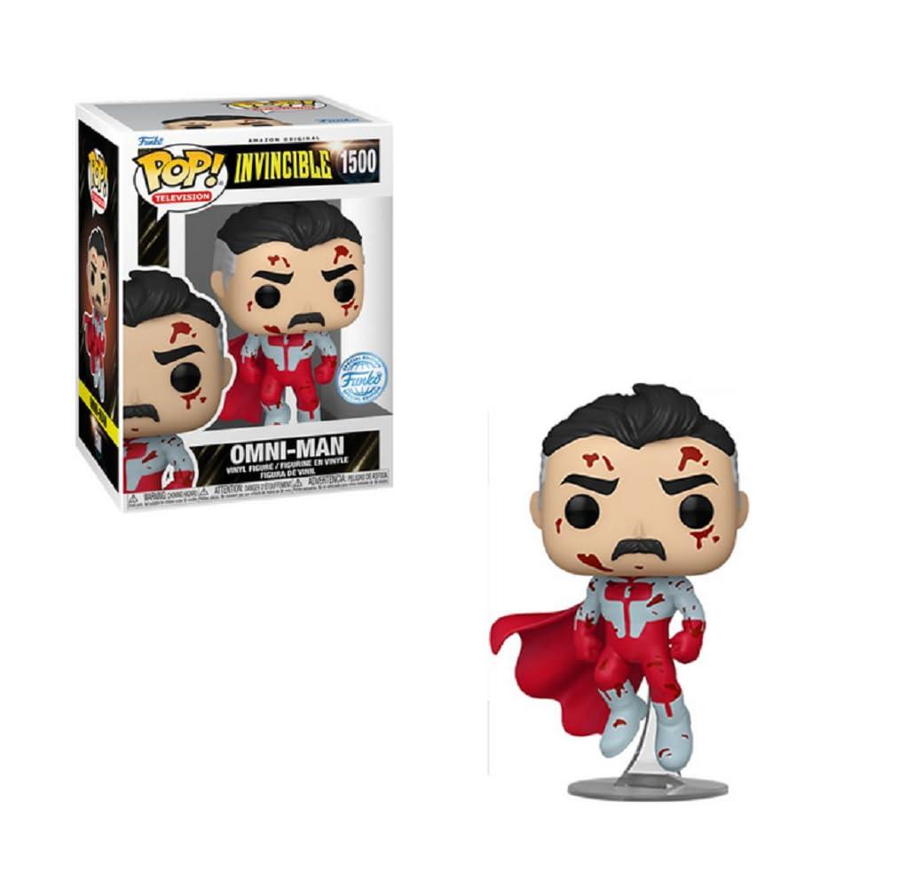 Funko Funko Invincible Bloody Omni-Man Exclusive Pop Vinyl Figure 1500 Bundled with Pop Protector, Standard