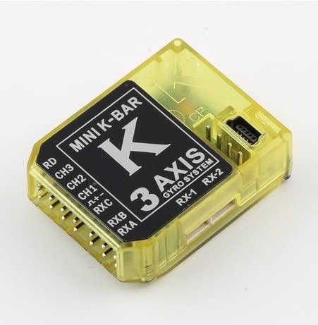 ToysCentral Basics Kbar K8 3 Axis Gyro Flybarless Three-axis Gyroscope PK VBAR B8 for Mikado VBAR for 450 RC Helicopter