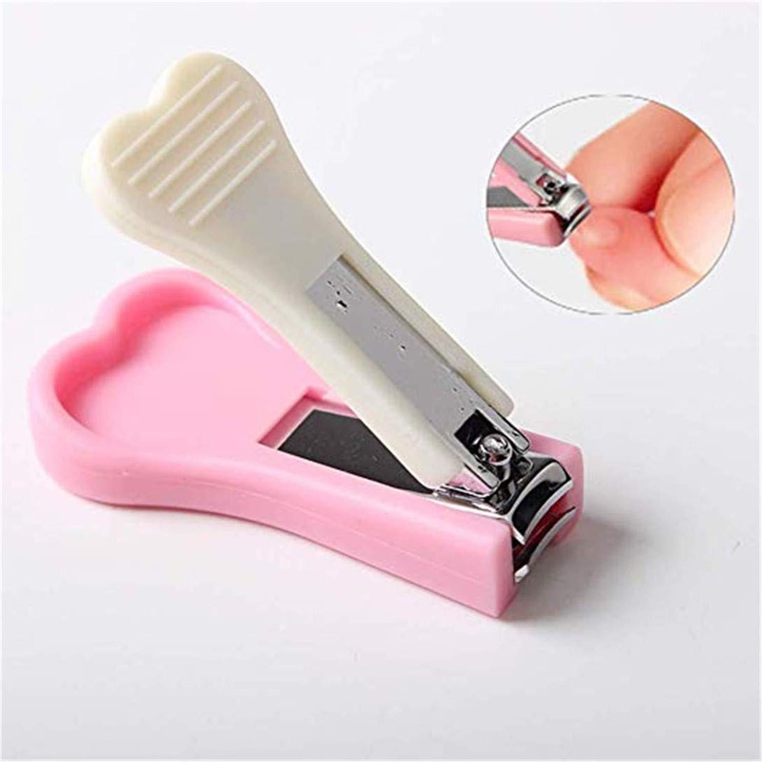 Emoly Emoly Baby Manicure Set, 4-in-1 Baby Grooming Kit, Premium Stainless Steel, Baby Nail Clippers, Scissor, File & Tweezer, Baby Nail Care Kit for Newborn, Infant & Toddler (Pink)