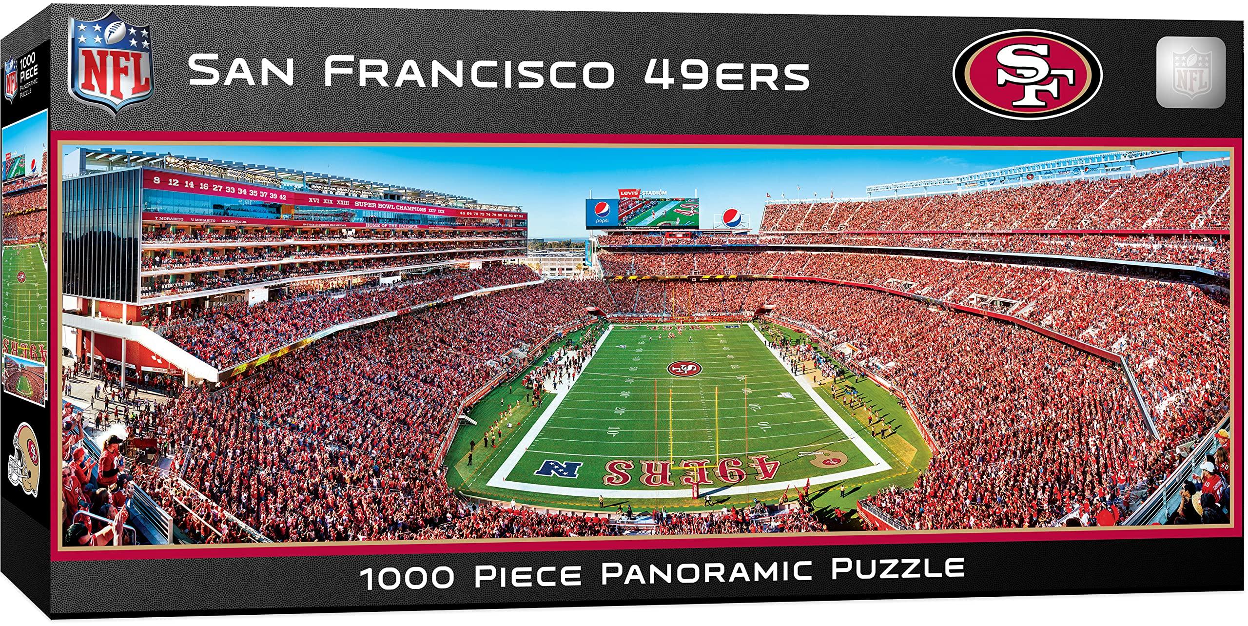 Masterpieces MasterPieces 1000 Piece Sports Jigsaw Puzzle - NFL San Francisco 49ers Endzone View Panoramic - 13\"x39\"