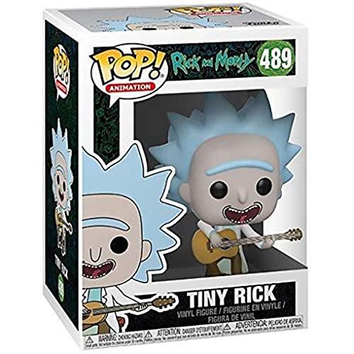 Funko Funko Pop! Vinyl: Rick Sanchez & Morty: Tiny Rick Sanchez with Guitar - Morty, Multi - Collectable Vinyl Figure - Gift Idea - Official Merchandise - Toys for Kids & Adults - TV Fans