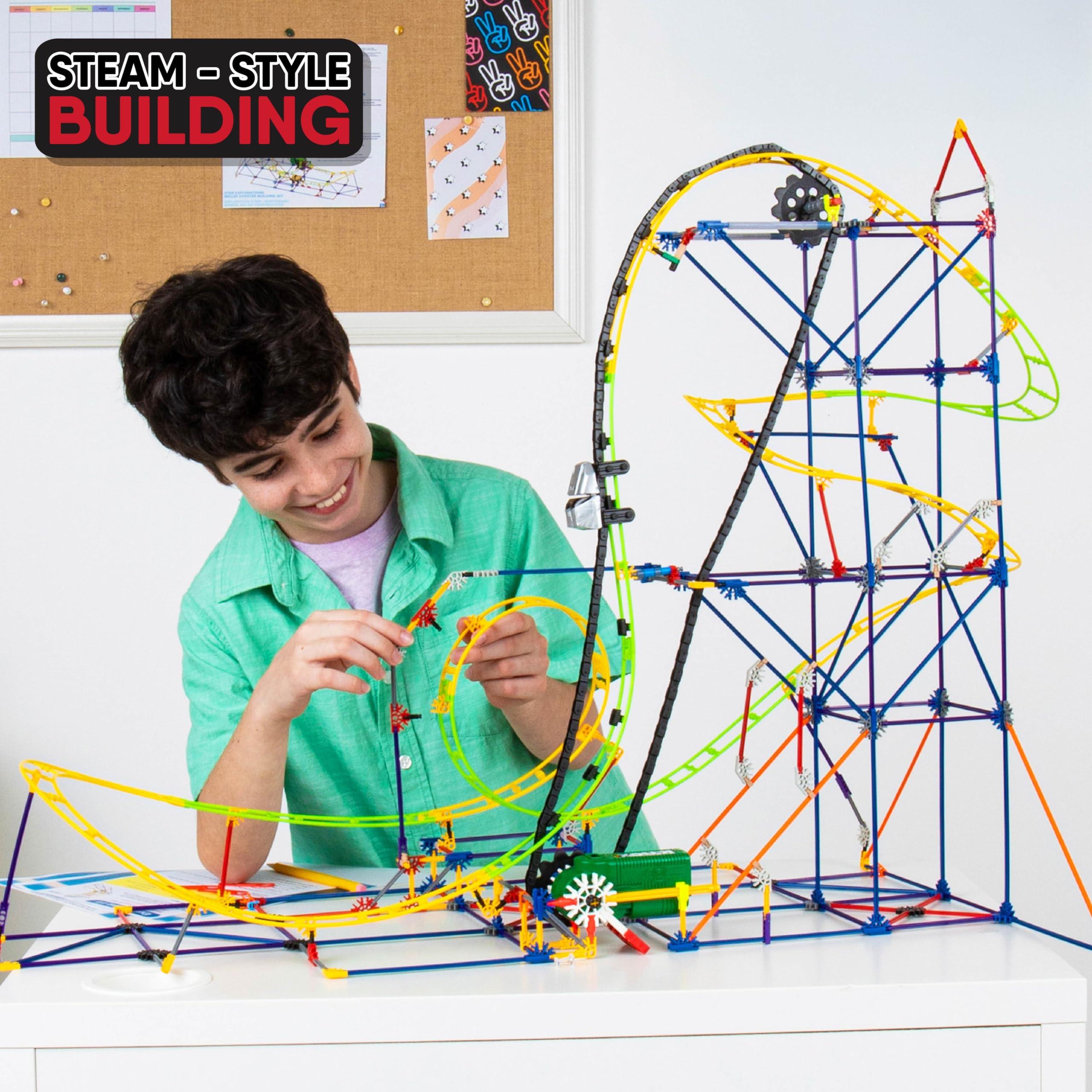 K'NEX Education K'NEX Education ? STEM Explorations: Roller Coaster Building Set – 546 Pieces – Ages 8+ Construction Education Toy
