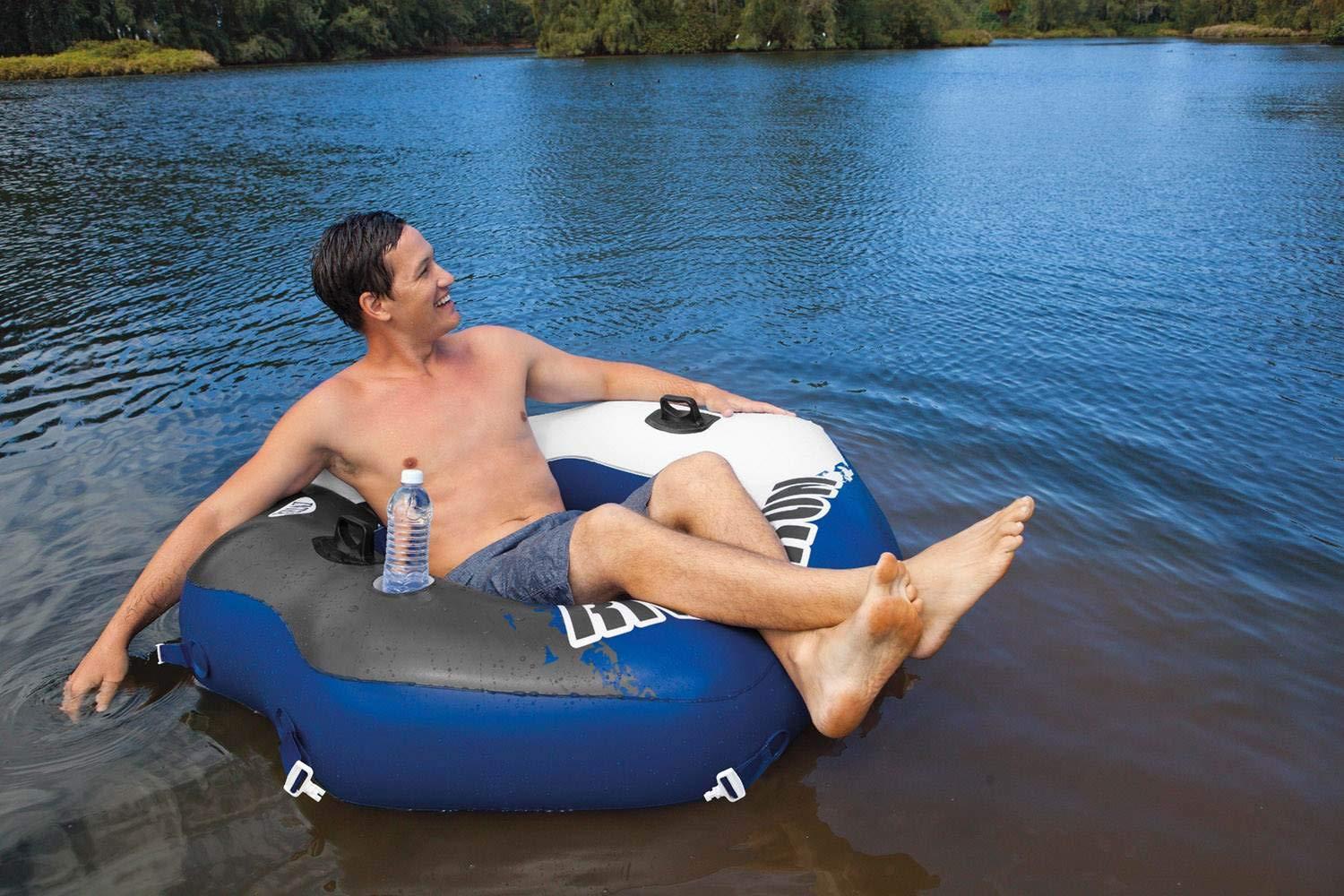 Intex Intex River Run Connect Lounge Inflatable Floating Water Tube 58854EP (12 Pack)