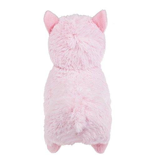 AngelGift Cuddly Llama Pink Alpaca Doll 7 " Soft Baby Stuffed Animal Toy Puppet Doll Valentine's Day Birthday Xmas Christmas Wedding Anniversary Presents Gifts