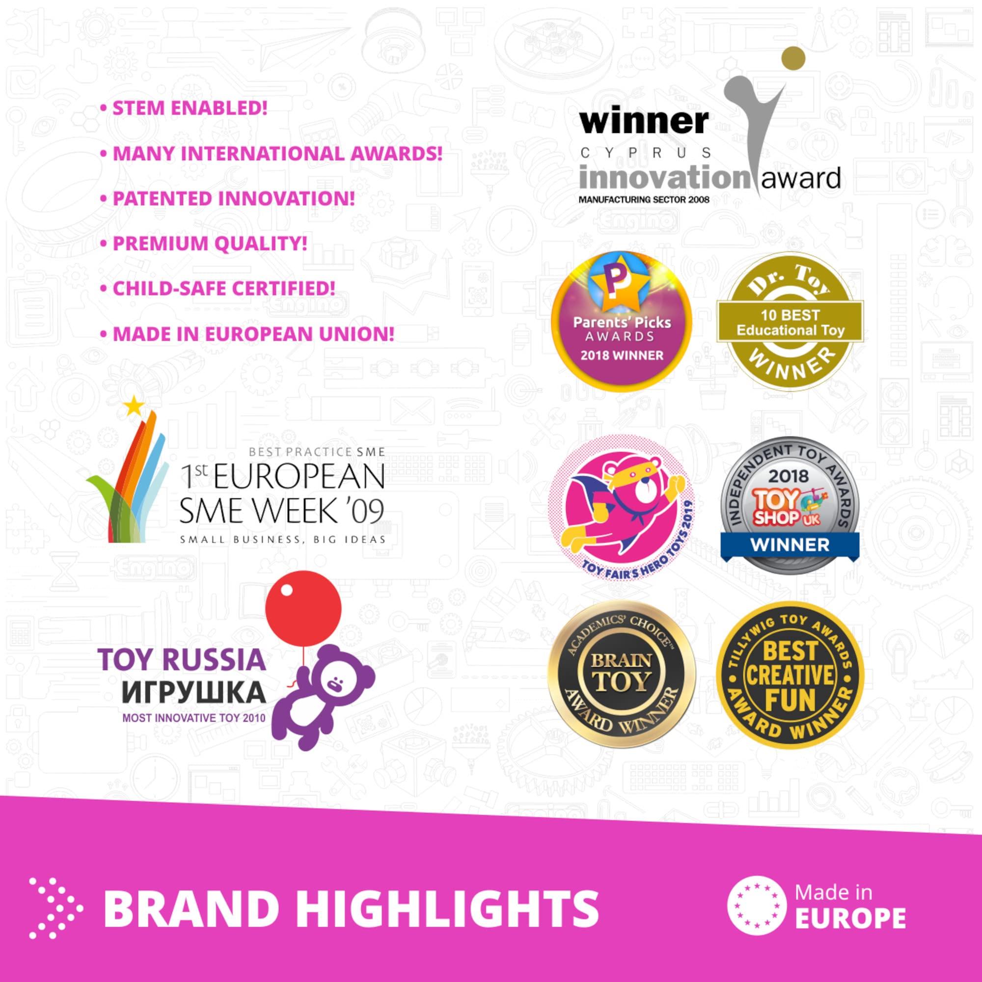 Engino Engino- STEM Girls Building Toys, 20 Model Set, Educational Toys for Ages 6+, Construction Toys, Gifts for Girls, STEM Kits