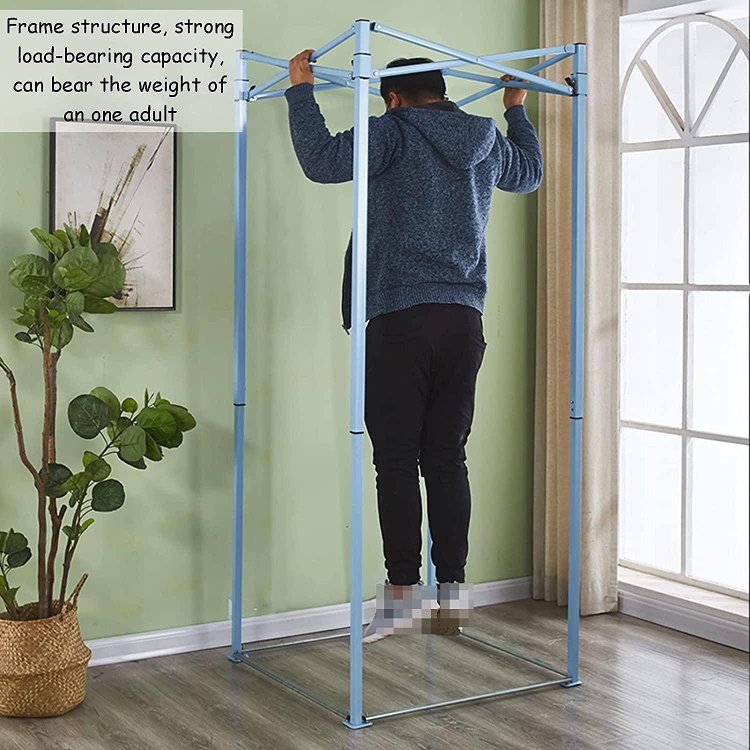 SAAKO Fashion Changing Rooms Clothing Store Fitting Room Movable Temporary Locker Room Large Space Dressing Room Portable for Mall Changing Room Bedroom Furniture