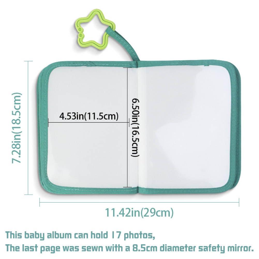 ZUYYON ZUYYON Baby Photo Album Baby Memory Book, Soft Cloth Photo Book First Year Memory Album Shower Gift for Newborn Toddler & Kids, Holds 4x6 Inch Photos (Koala)